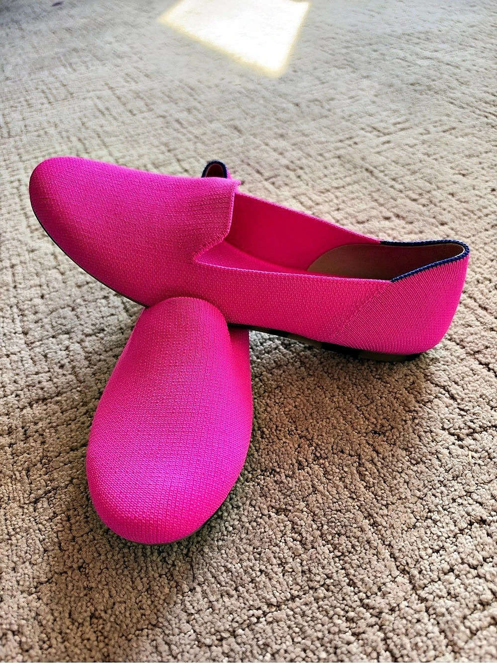 Rothy's The Loafer Flats in Dragon Fruit